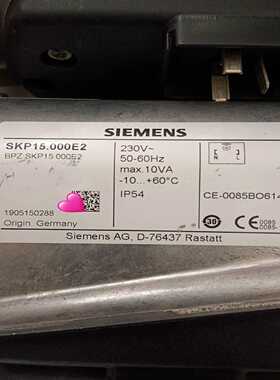 议价西门子执行器SKP15.000E2，功能包好，成色漂亮，运费