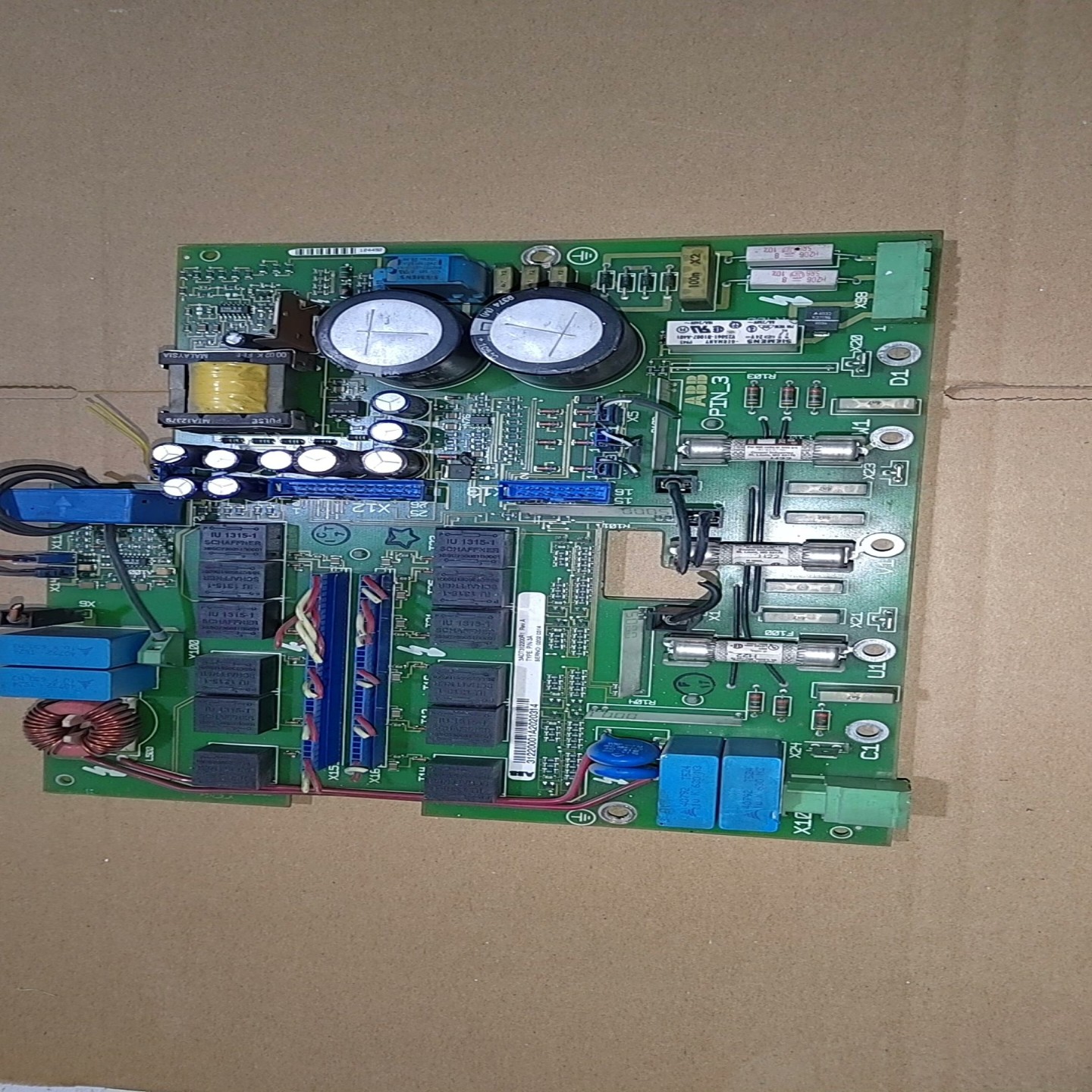 ABB3ADT312200R1直流调速器电源板一张,(地坛设备)