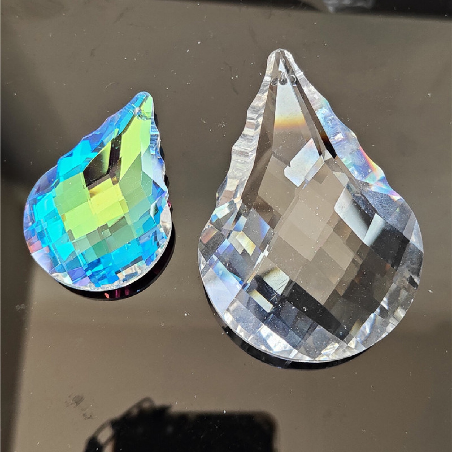 几何形63#新葫芦灯饰水晶配件水晶灯吊灯吊顶挂件水晶玻璃吊坠