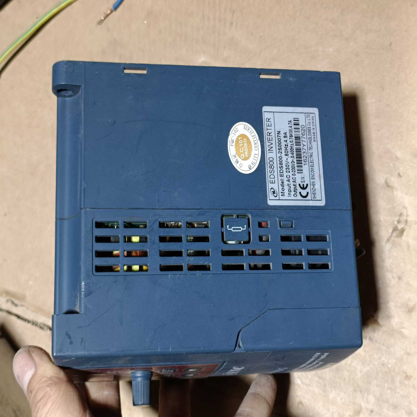 咨询-易能变频器EDS800-2S007N0.75KW220V