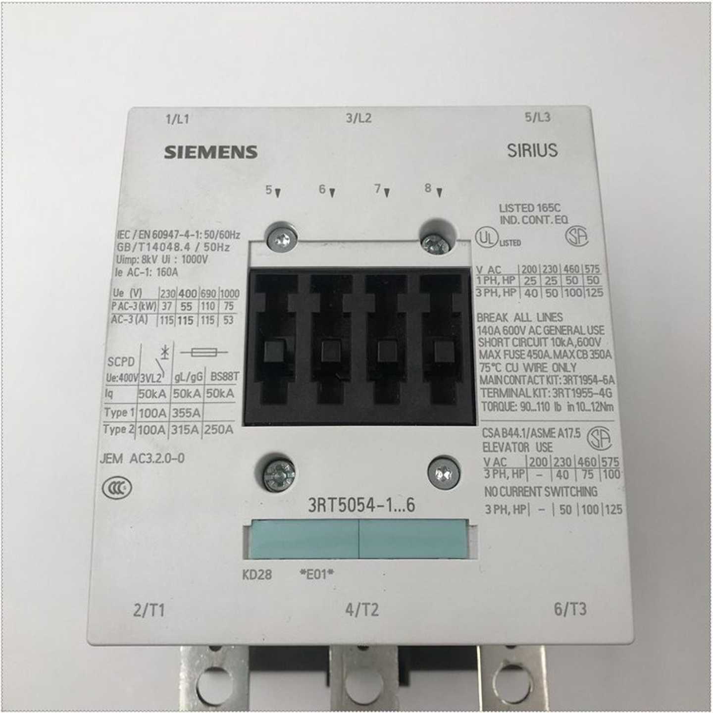 3RT交流接触器3RT5054-1AP36(L22询价