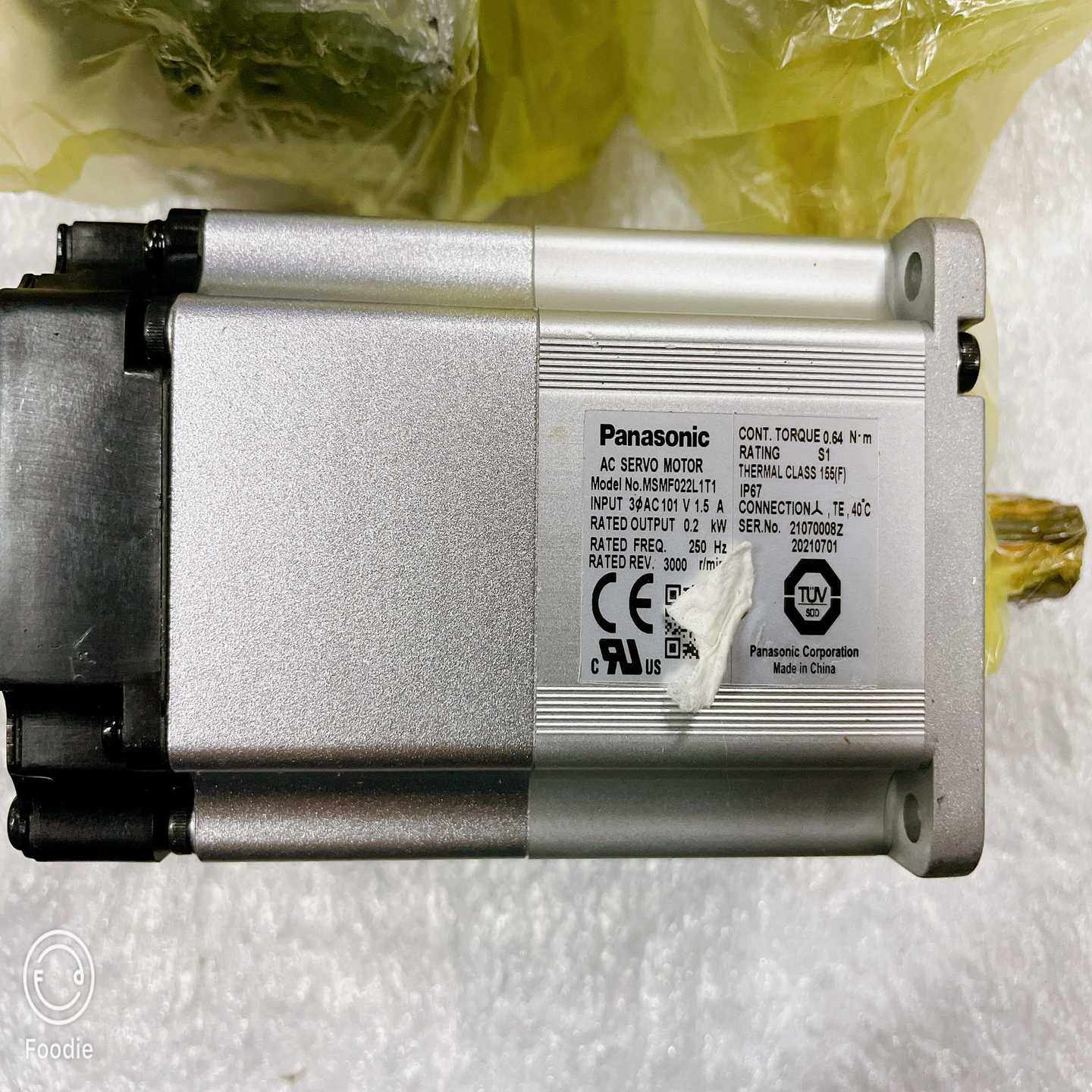 松下全新伺服电机MSMF022L1T1，全新没使用过有2个--议价商品