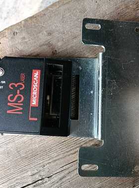 出MICROSCAN迈思肯MS-3激光条码扫描器，黑色外壳，--议价商品