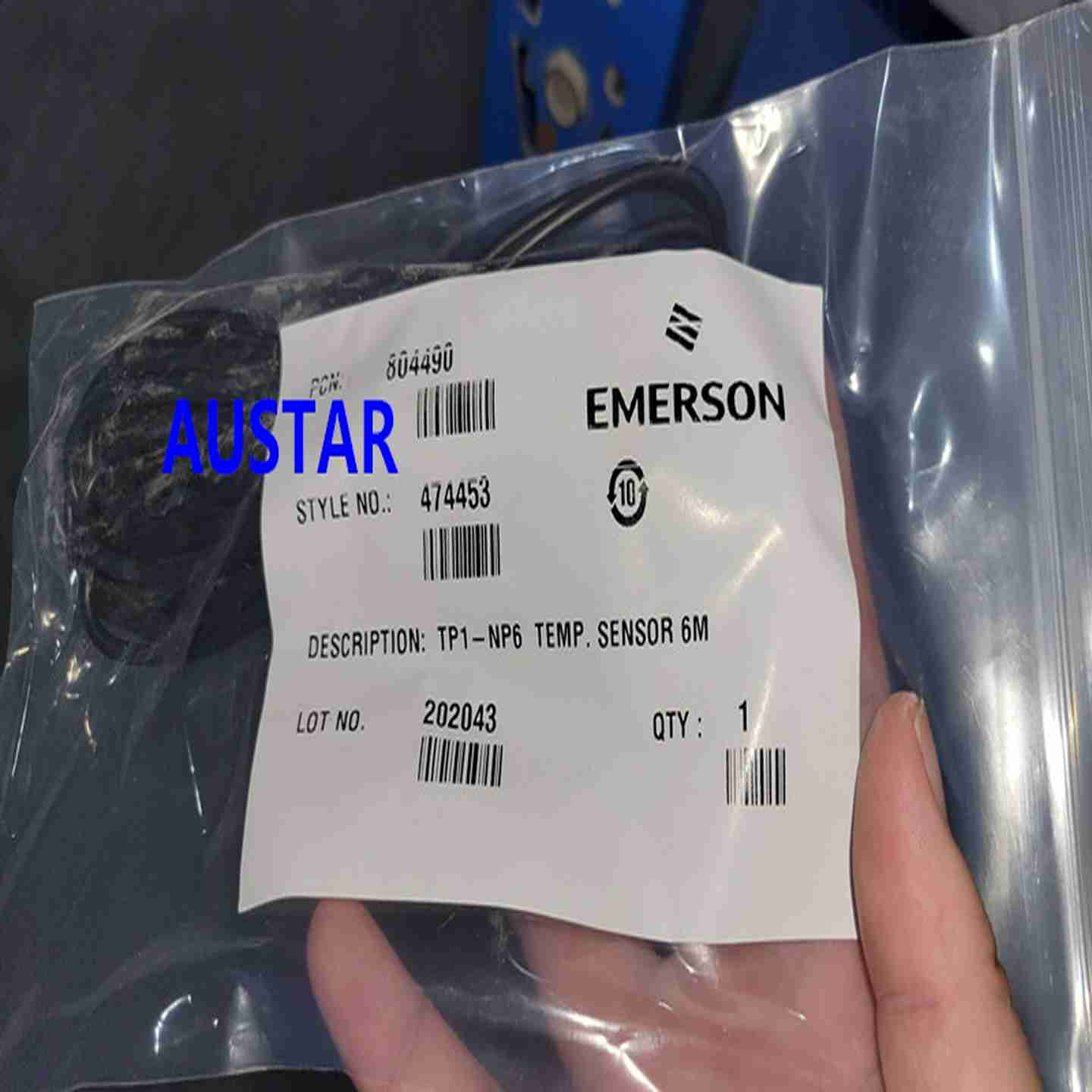 议价-原装正品EMERSON艾默生ALCONTC温度传感器TP1-NP6（ECN-N