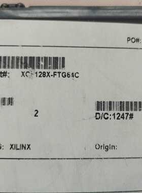 XCF128XFTG64C5颗12批带标签询价