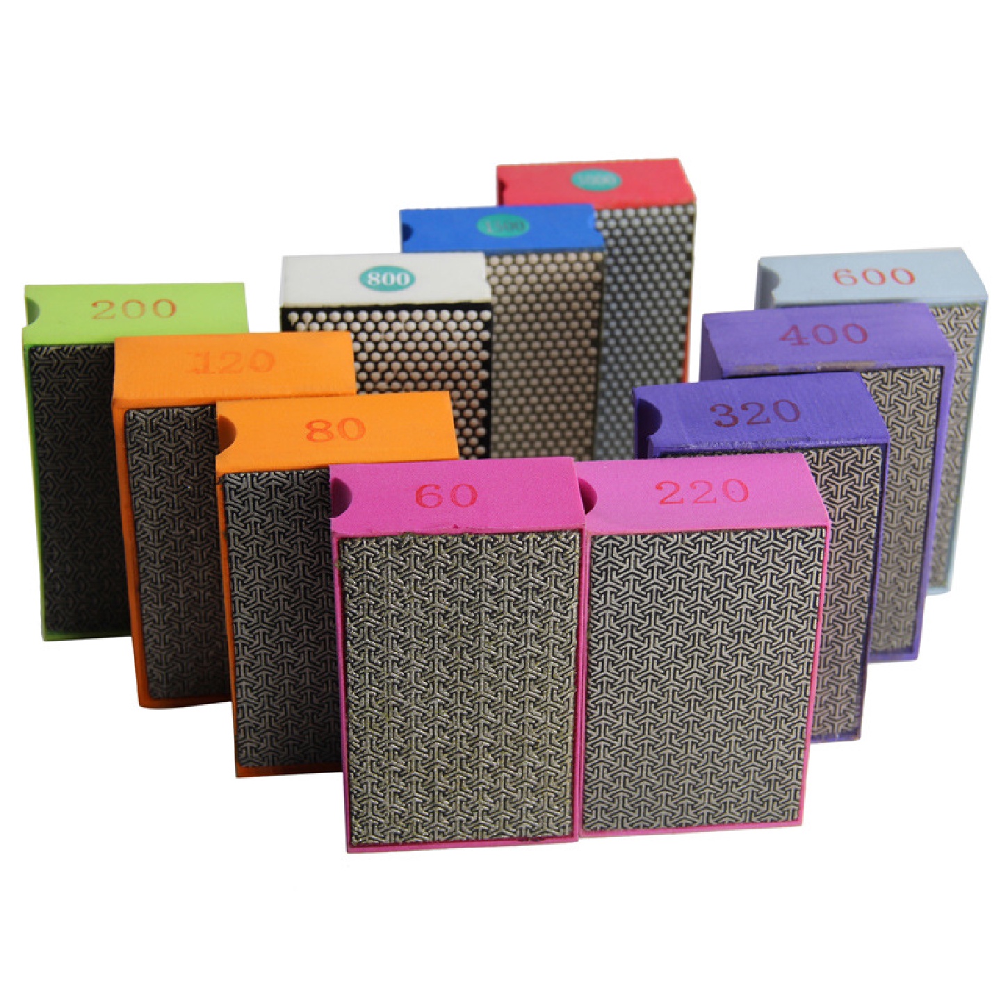 金刚石电镀手擦块手擦片树脂手持磨片石材陶瓷玻璃磨抛用