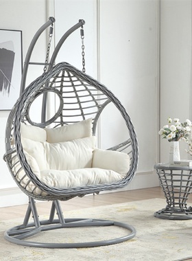 摇篮坐室内新款人家子用秋千户外阳台吊椅庭院双躺椅吊床吊篮藤椅