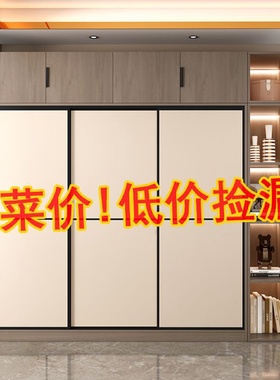 卧室衣柜家用衣橱出租屋小户型轻奢收纳柜多功能简约现代储物柜子