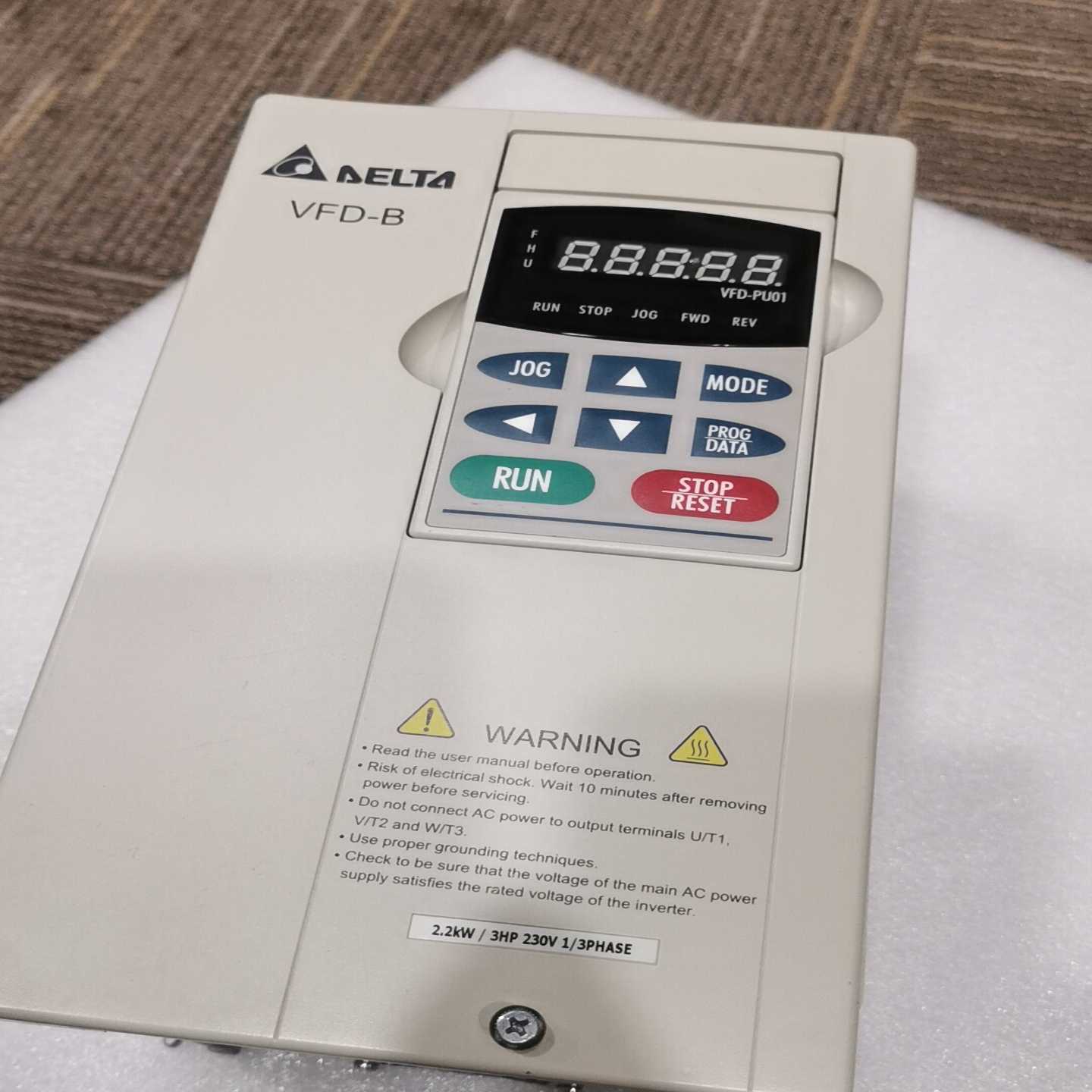 台达VFD022B21A全新变频器没包装一台，没有安装痕迹，--议价商品