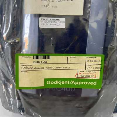 【星慕电子】KONGSBERG康士伯控制器RAIC400 600120