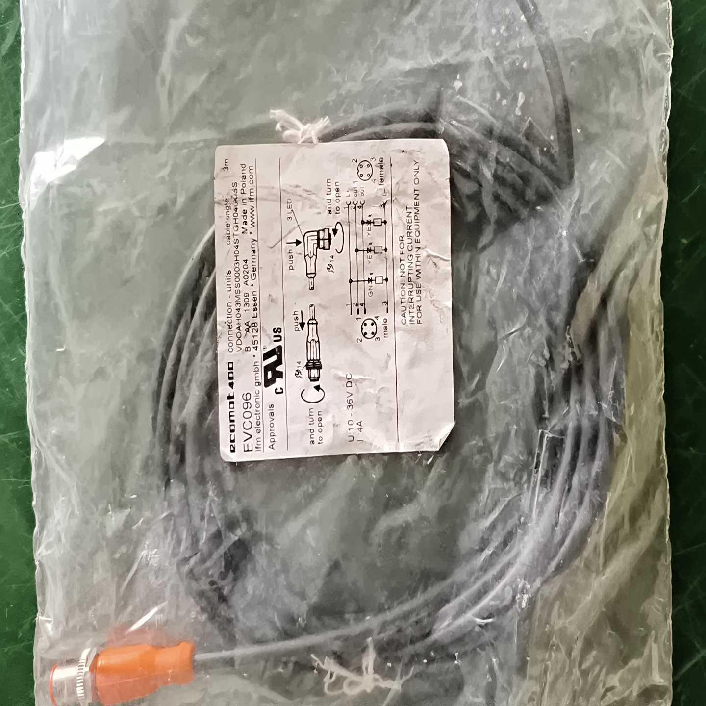 议价易福门EVC09Q6全新原装连接线不包邮现货/维修