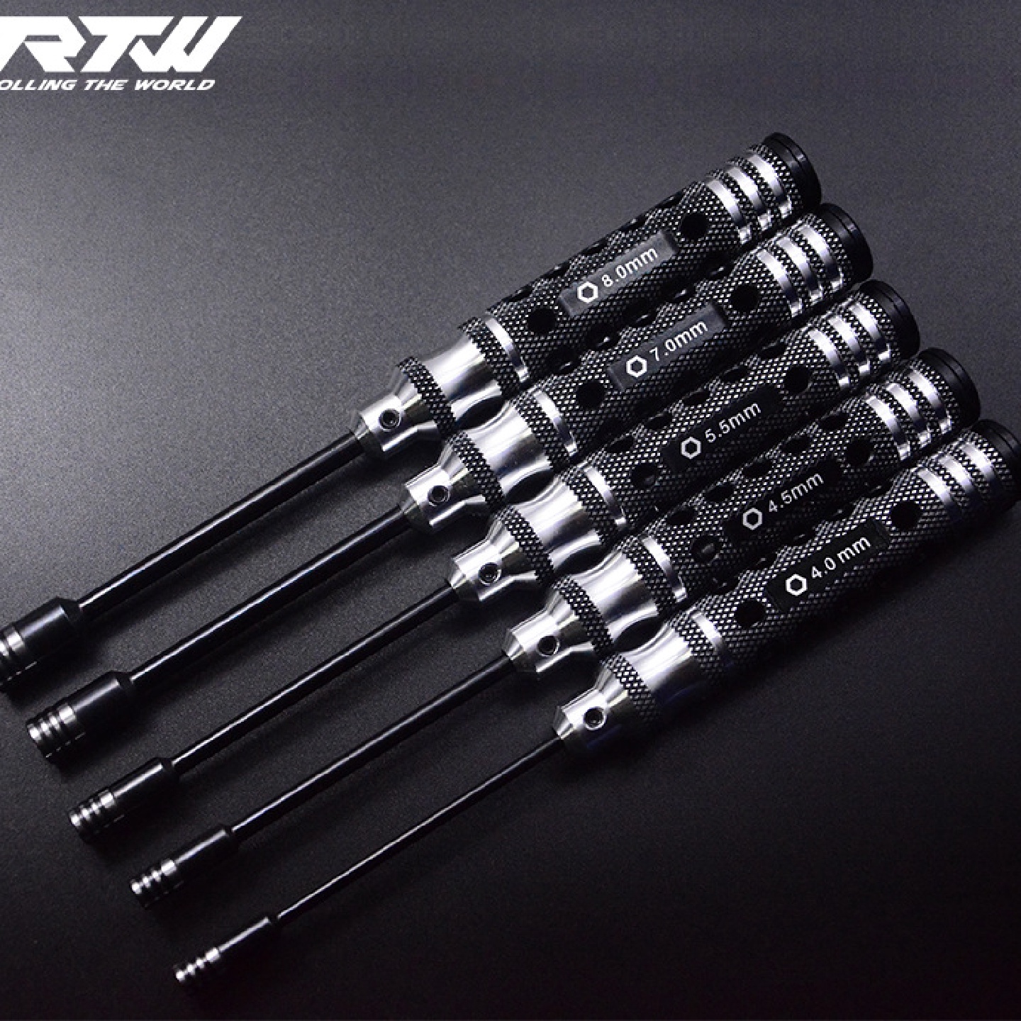 RTW内六角公制套筒RC模型车模维修工具4.0-4.5-5.5-7.0-8.0