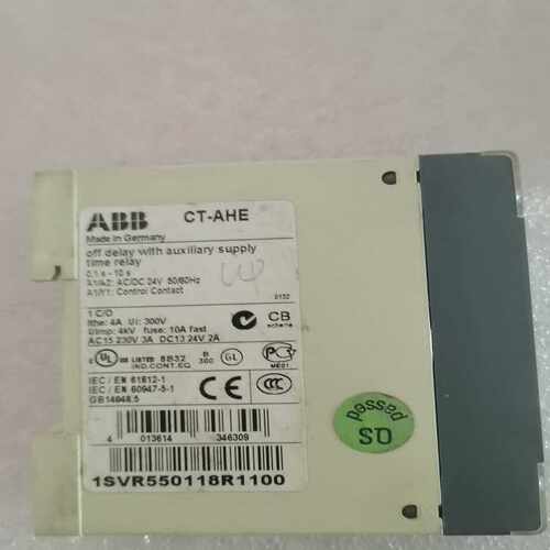 咨询-ABB通电延时继电器CT-AHE，220VAC/24VA