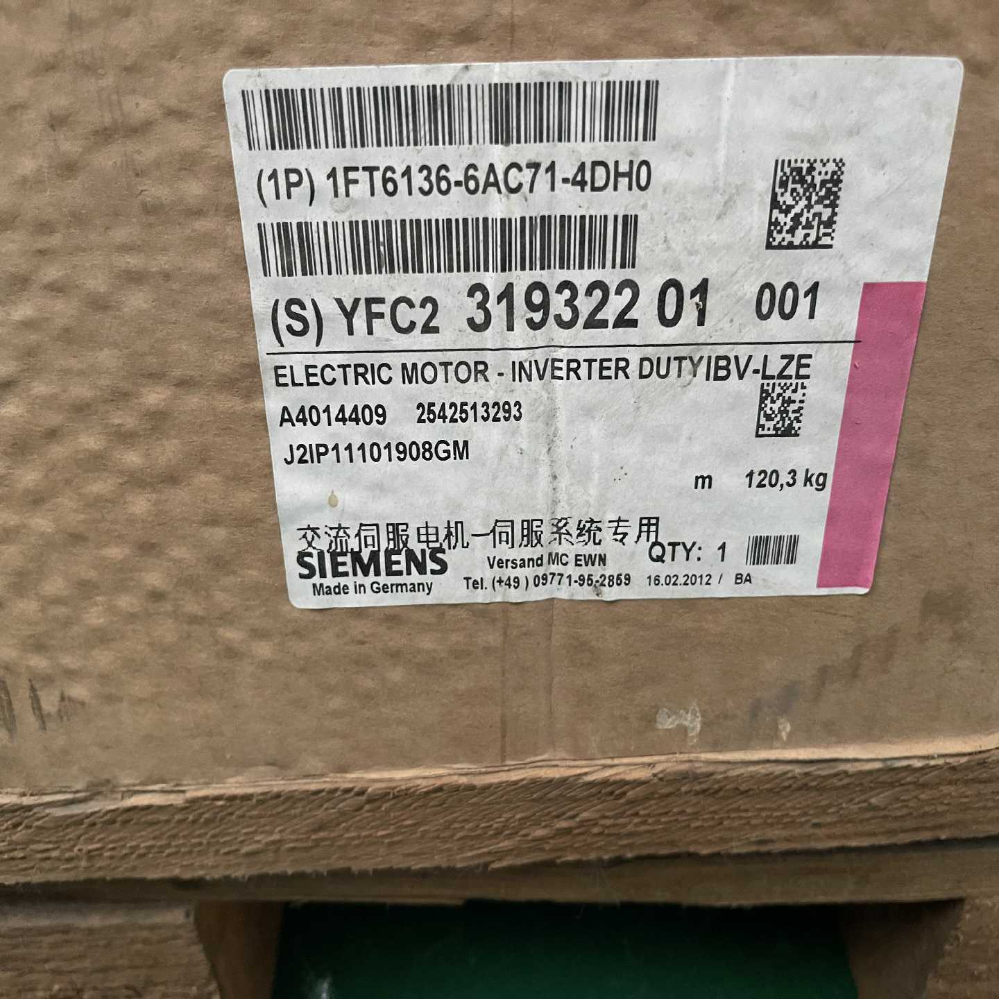 1FT6136-6AC71-4DHO伺服电机，开封询价