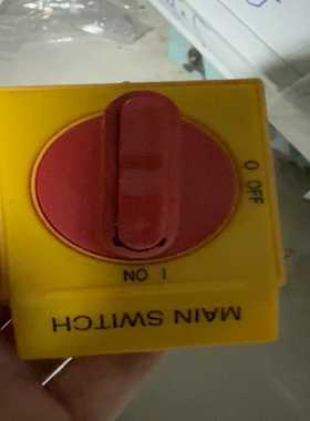 【请询价】ABB主开关型号MAIN SWITCH黄色外壳红色手柄