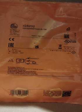 询价~德国抗电磁干 IFM易福门接近开关 IGS232