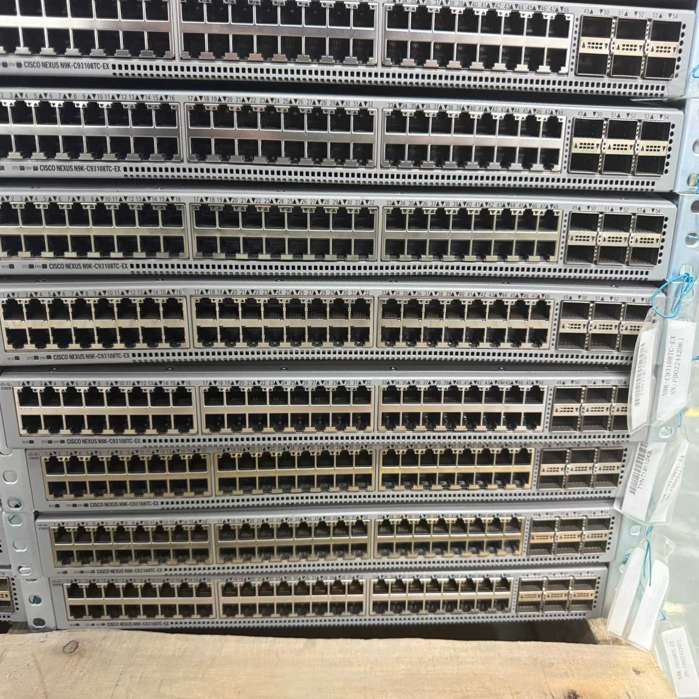 询价原装Cisco思科N9K-C93108TC-EX48口万兆