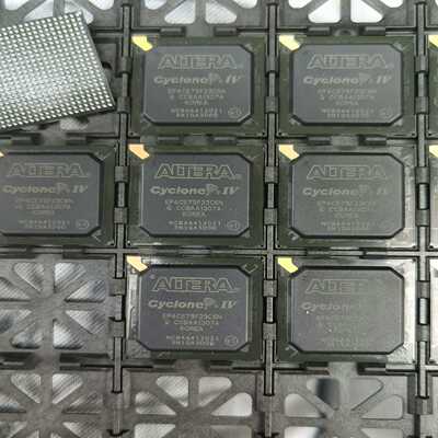 EP4CE75F23C6N可现场编程逻辑IC芯片，一起1~议价