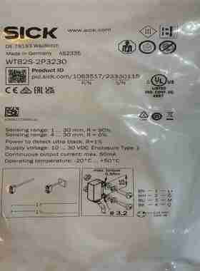议价-德国SICK光电开关WTB2S-2P3230全新原装正品假一罚十