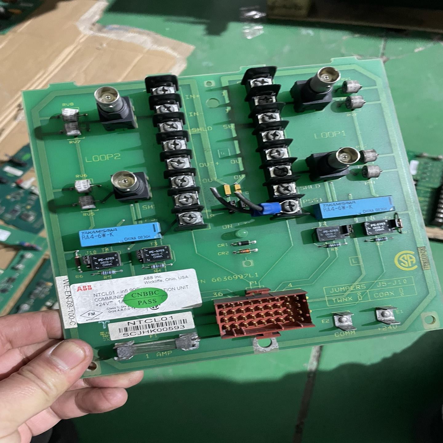 ABB贝利 NTCL01二手拆机现货多张处理大致成色如图所