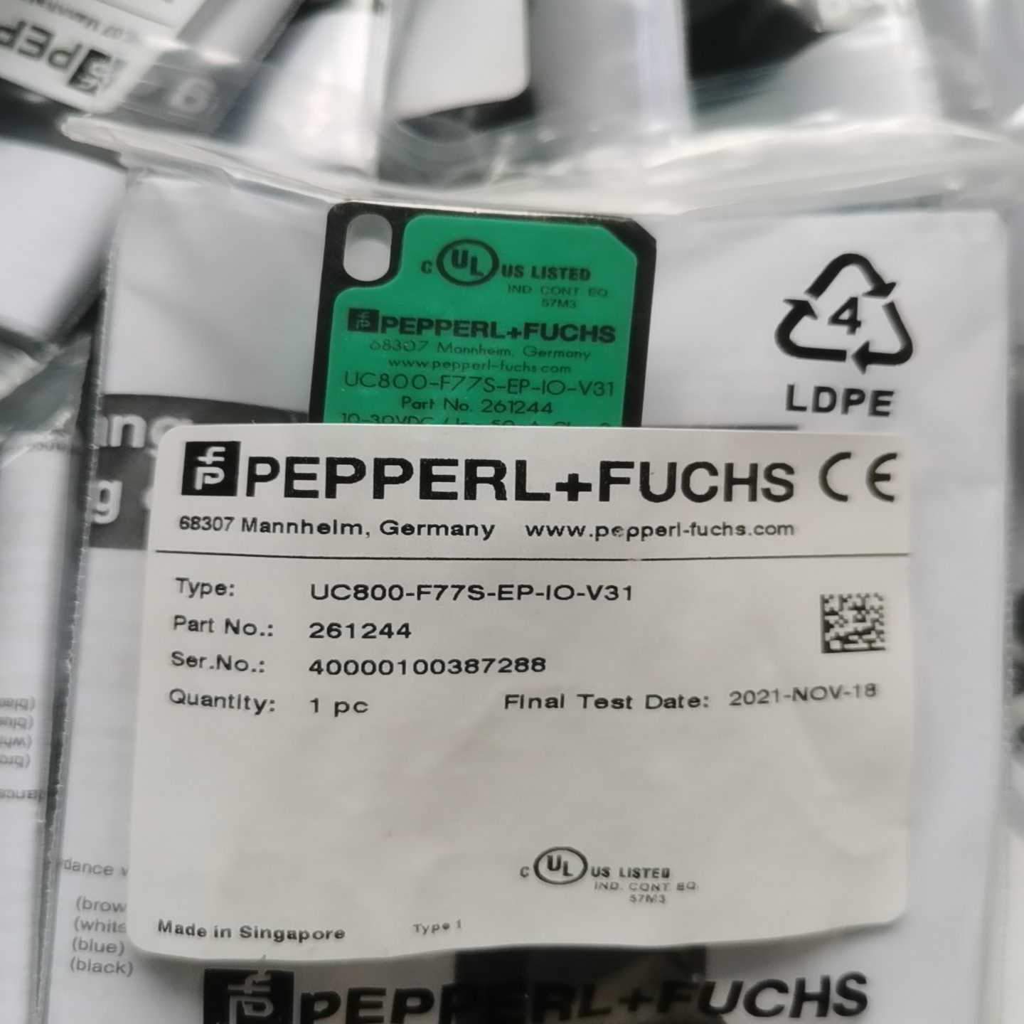 超声波传感器:UC800-F77S-EP-IO-V31询价