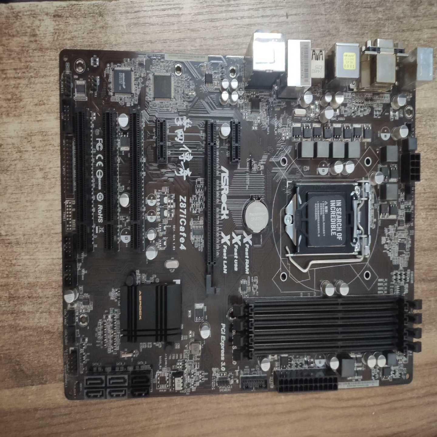 询价华擎Z87ICAFE4主板成色新