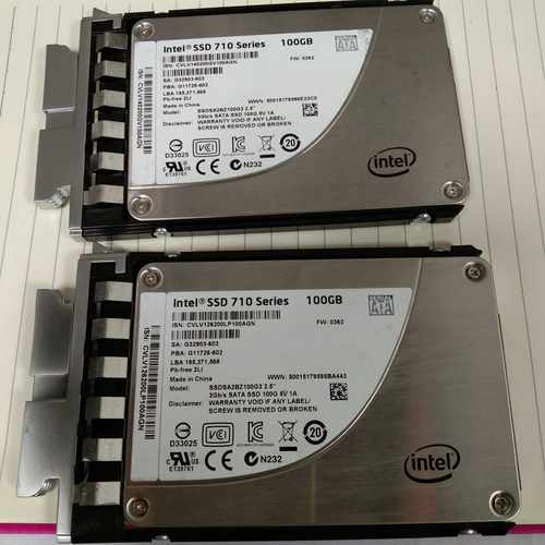 英特尔710系列100g2.5寸SATA2mlc颗--议价商品