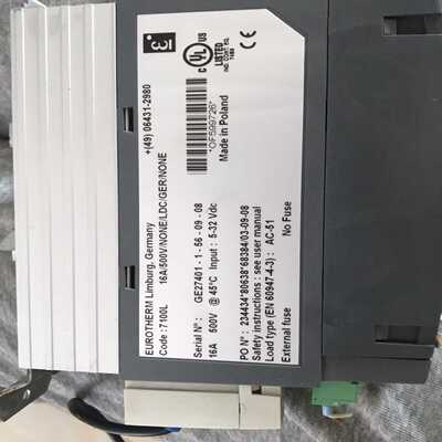 询价~欧陆软启动器7100L INVENSYS eurotherm