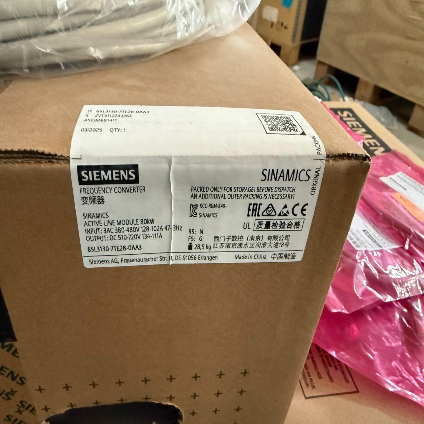 【请询价】6SL3121-1TE28-5AA3现货