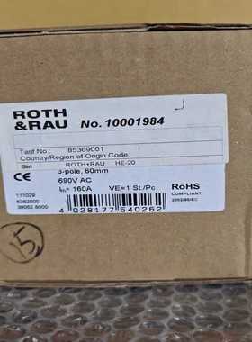 ROTH&RAU隔离器10001984SV9343.01【博航商行】