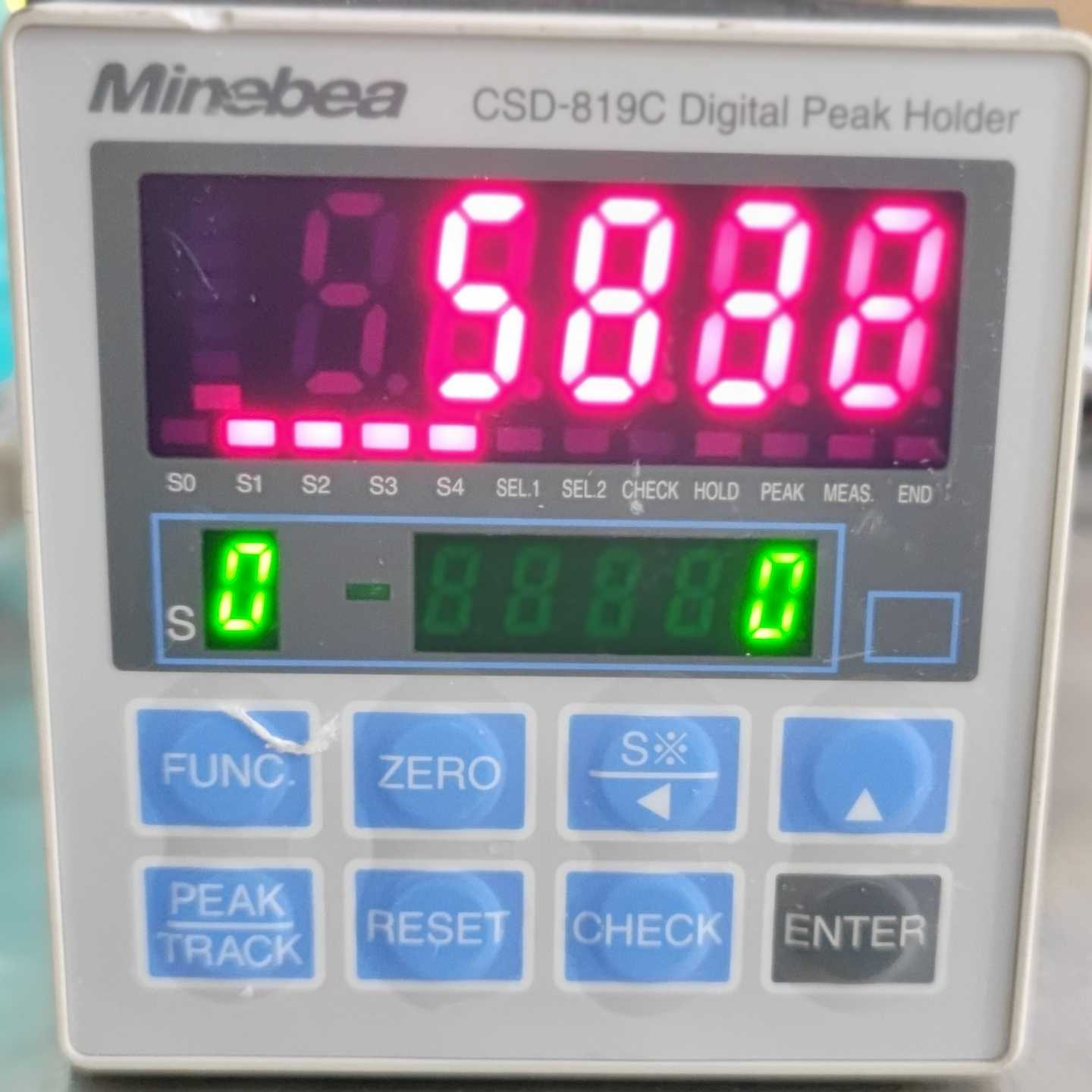 【议价】Minebea称重仪表CSD-819C实物如图上电正常适用