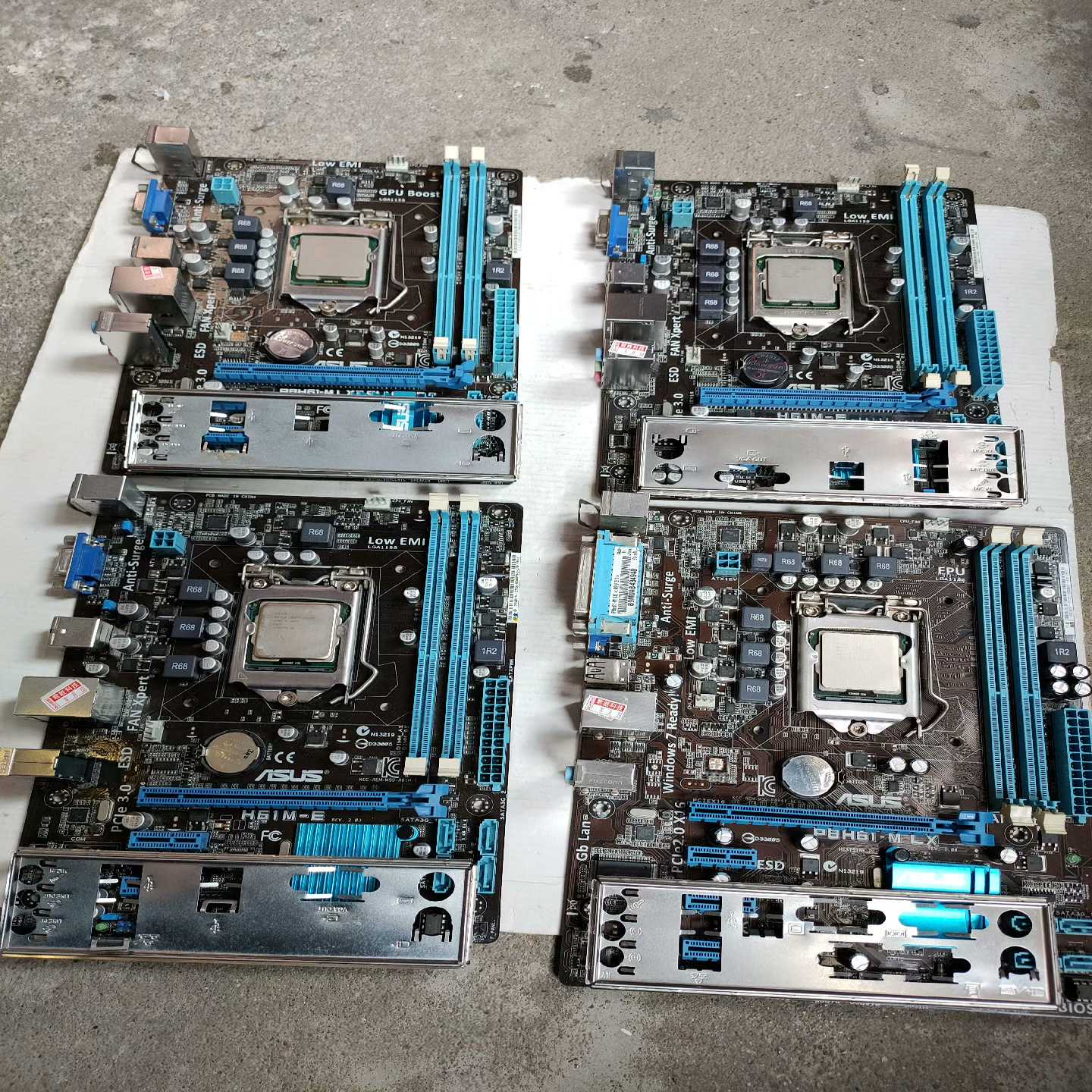 议价拆机华硕H61主板+i3-2100Cpu+威刚万紫千红4G内