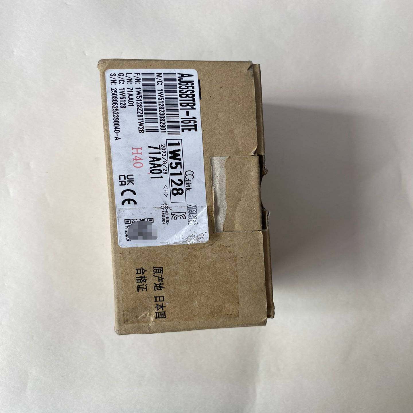 全新三菱远程模块AJ65SBTB1-16TE全新未使用，序列--议价商品