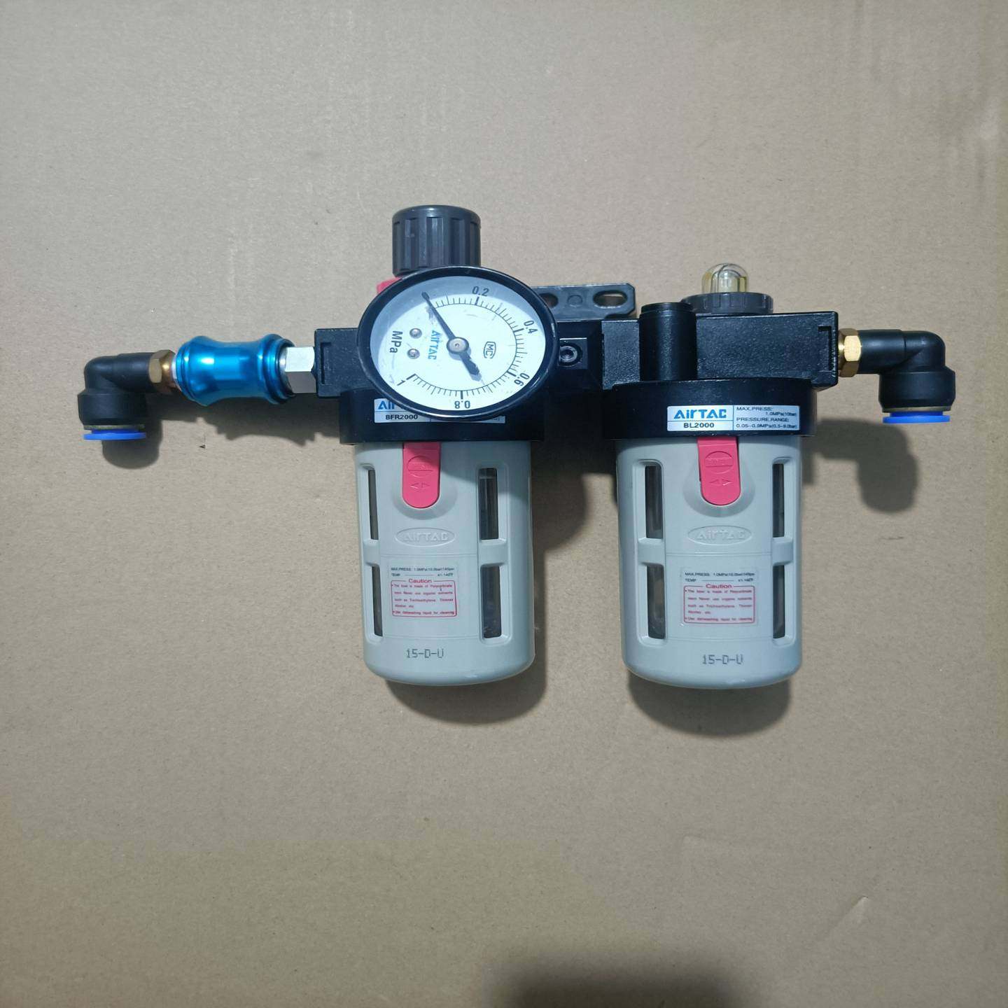 亚德客油水分离器两联件，型号GFR2000BL2000，成--议价商品