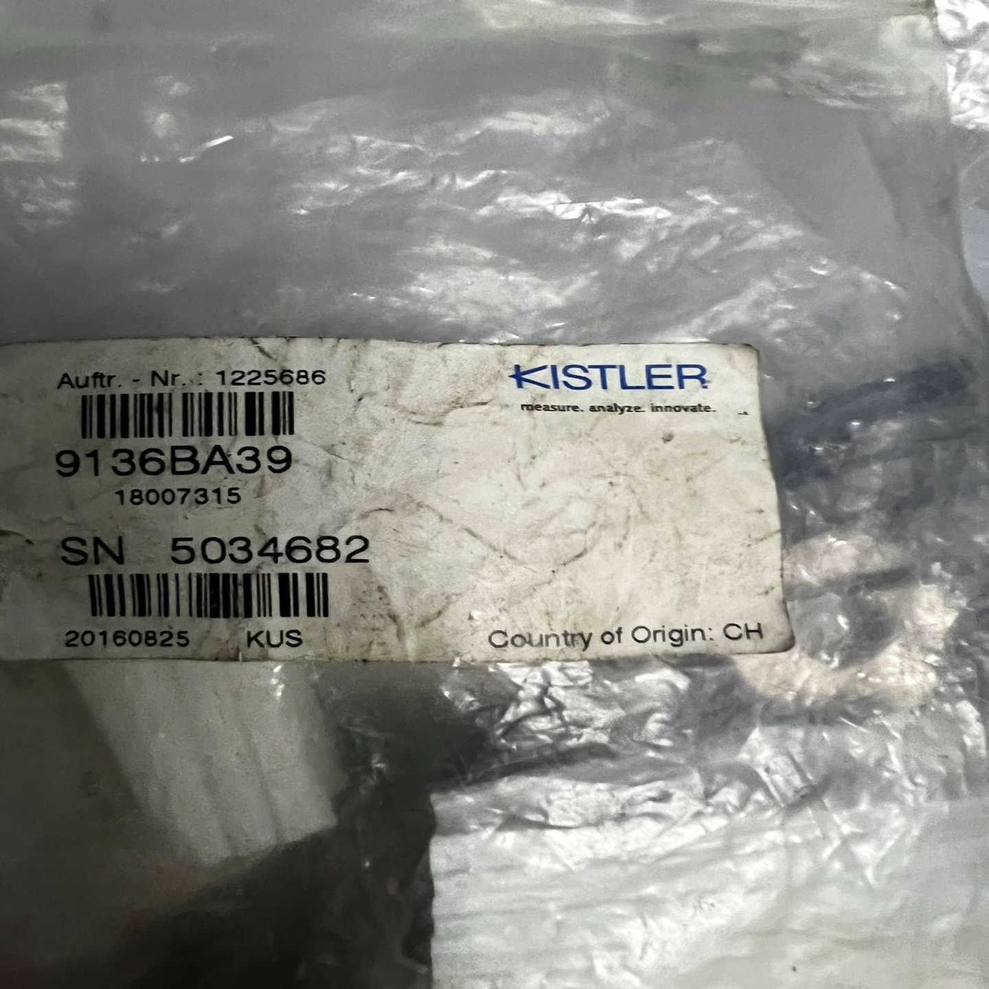 询价KISTLER奇石乐压力传感器9136ba39……