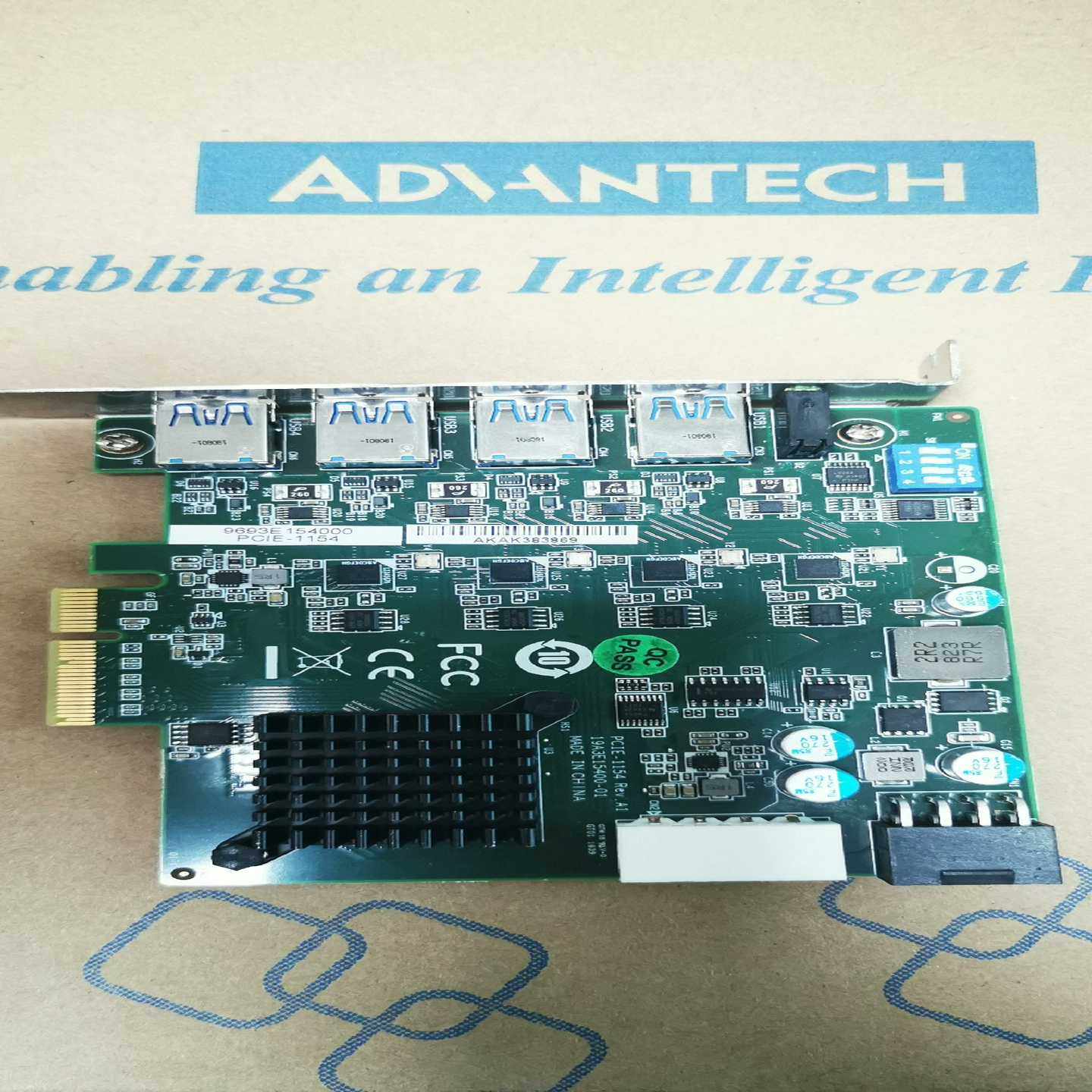 【星慕电子】研华PCIE-1154图象采集卡，4路高速USB3.0