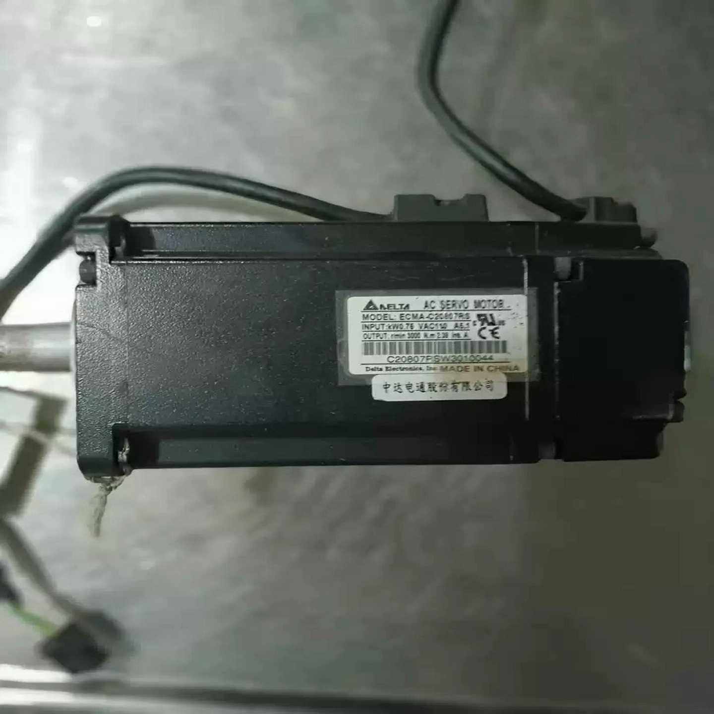 台达伺服电机，ECMA-C20807RS，原装，无拆无修{议价}