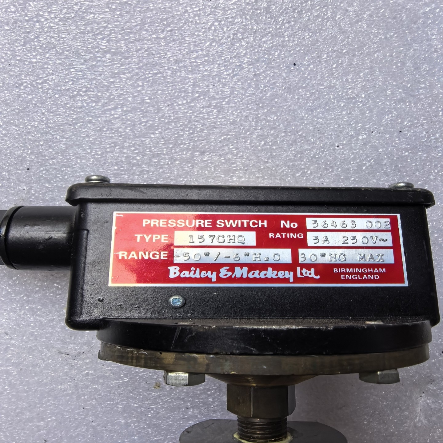 【请询价】洁定Getinge高温蒸汽灭菌器压力开关157GHQ二手