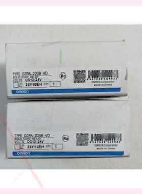 售前询价议价固态继电器G3PA-220B-VDDC5-24