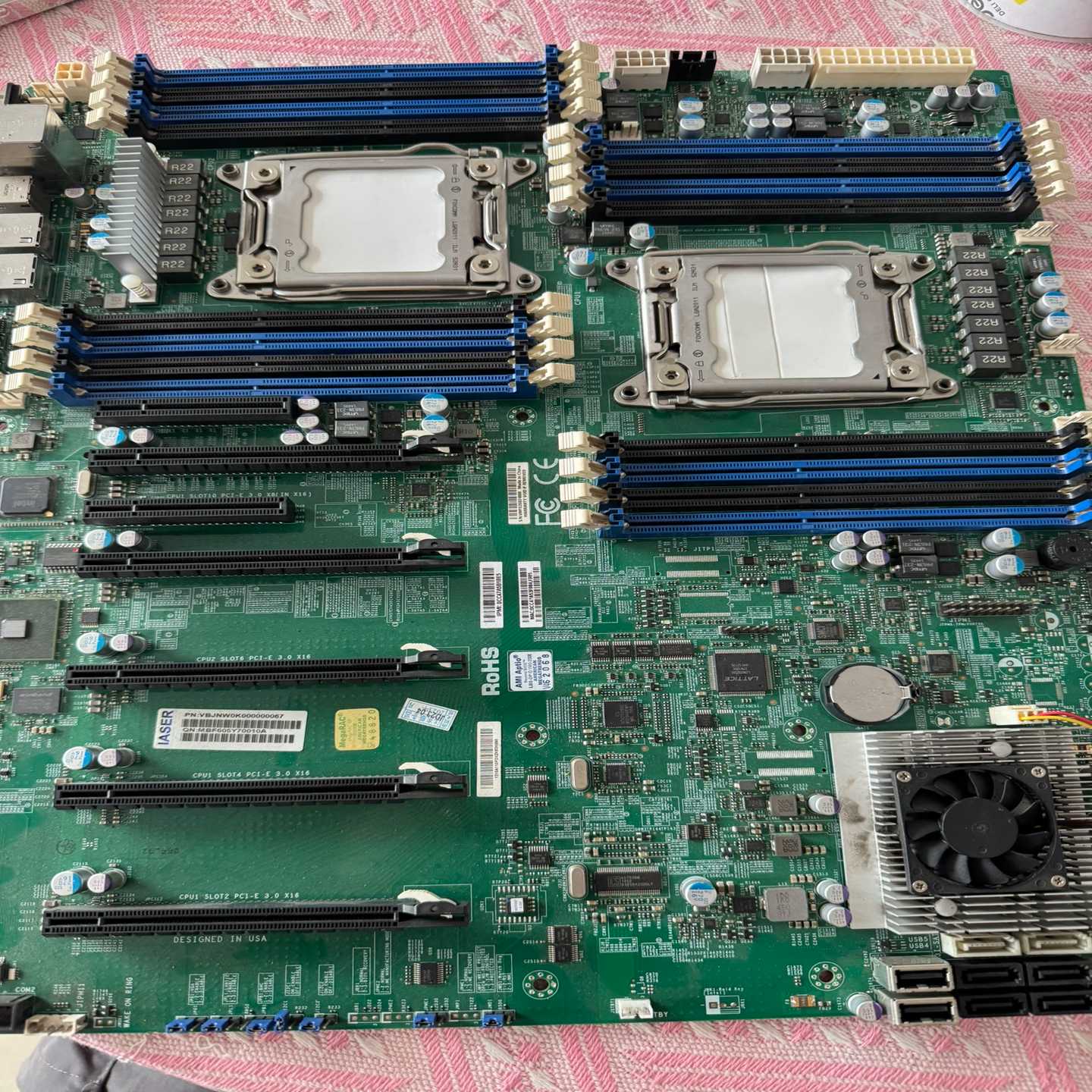 （议价）超微X9DRG-QF双路服务器主板，深度学习渲染计算主板支持