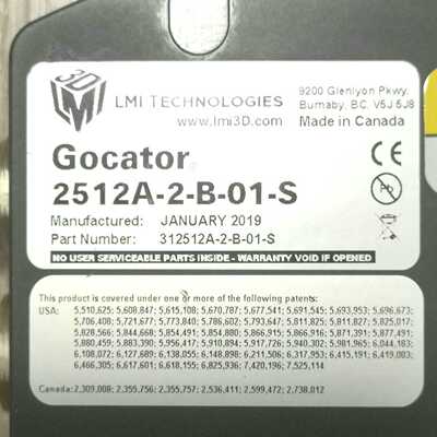 ‌LMI乐姆迈2512A-2-B-01-S线激光Gocato~询价