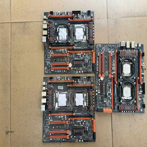 （议价）华南金牌X99-F8D主板，双路CPU服务器主板