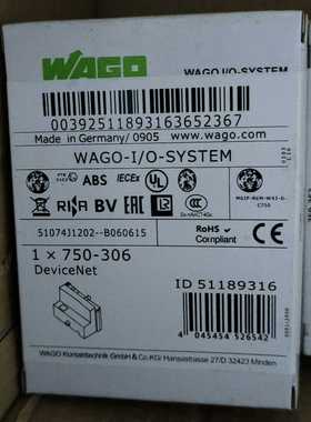wago模块750-306750-316750-301询价