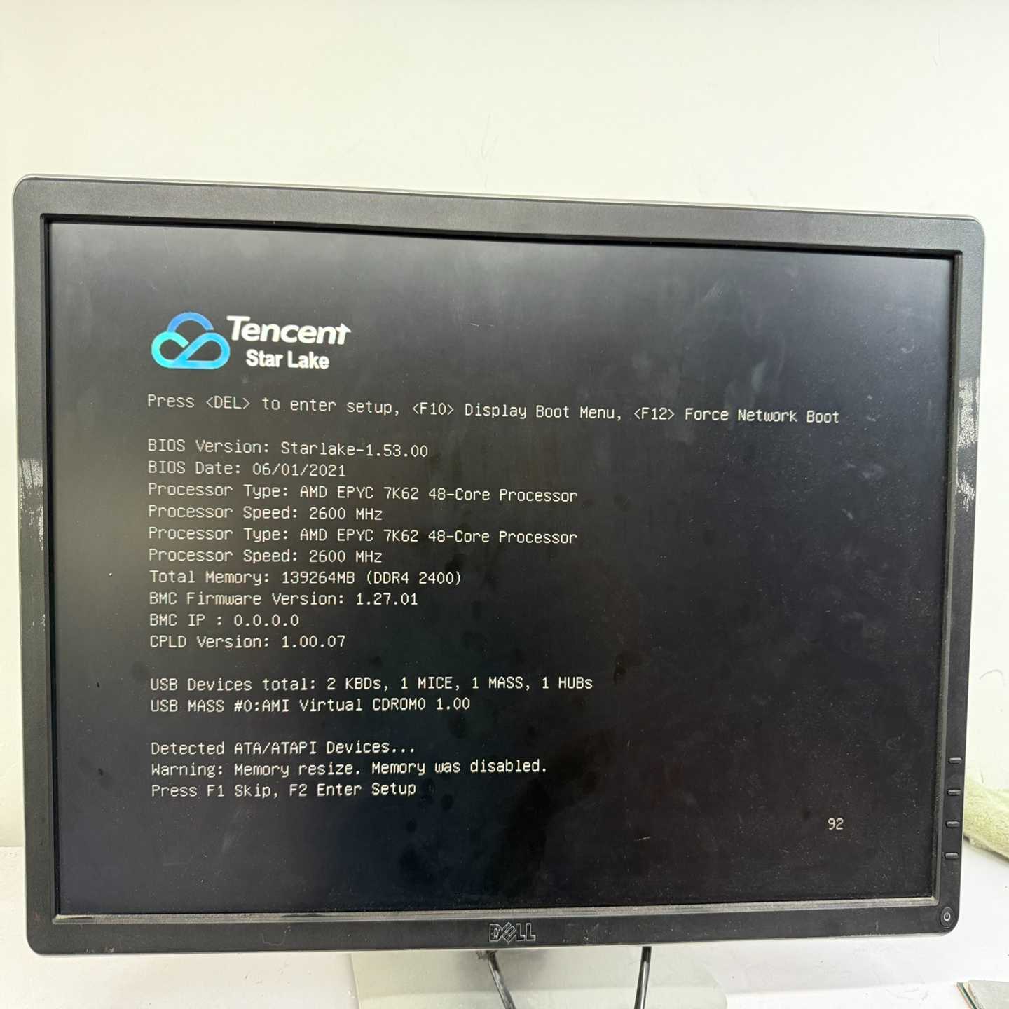 询价双路7K62服务器AMD7003平台腾讯StarLak