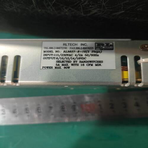 RLTECH RL9827-8-16工业电源包八成新~询价