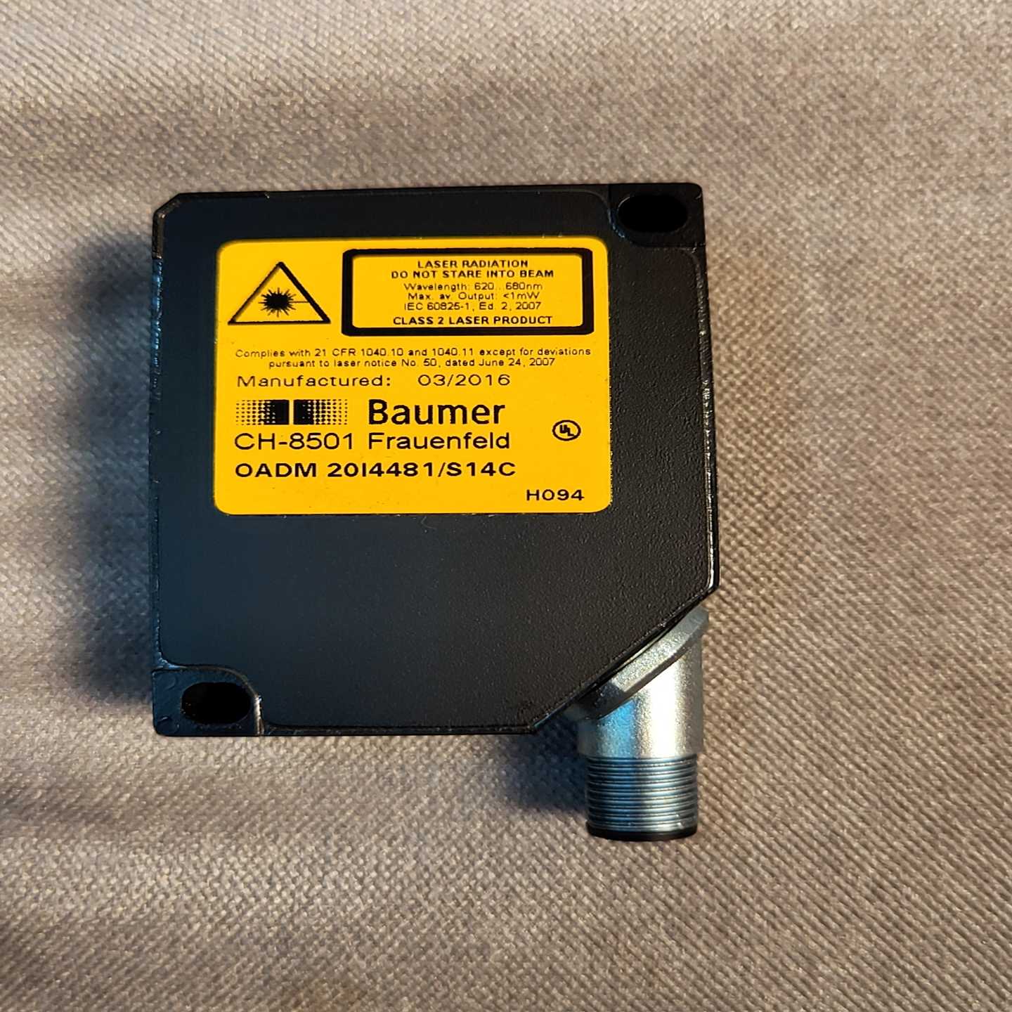 Baumer堡盟激光传感器OADM20l4481/S14C