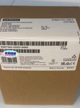 西门子SIMATICNETCP343通信处理器，型号6G--议价商品