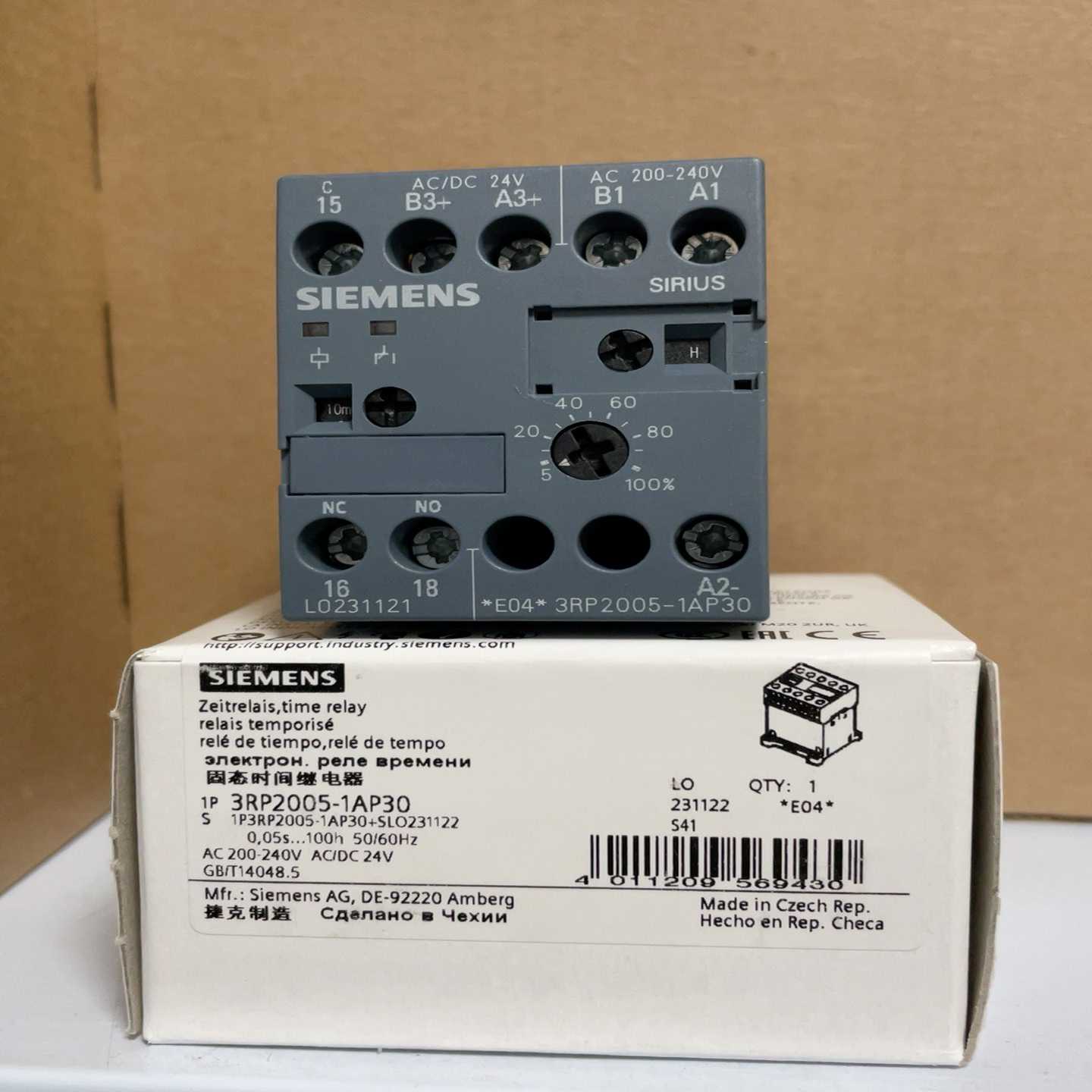议价~3RP2005-1AP30  时间继电器，电子 多功能，8