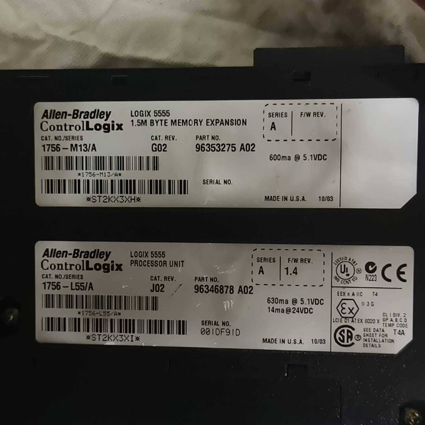 AB模块1756-M13/A1756-L55/A，链接询价