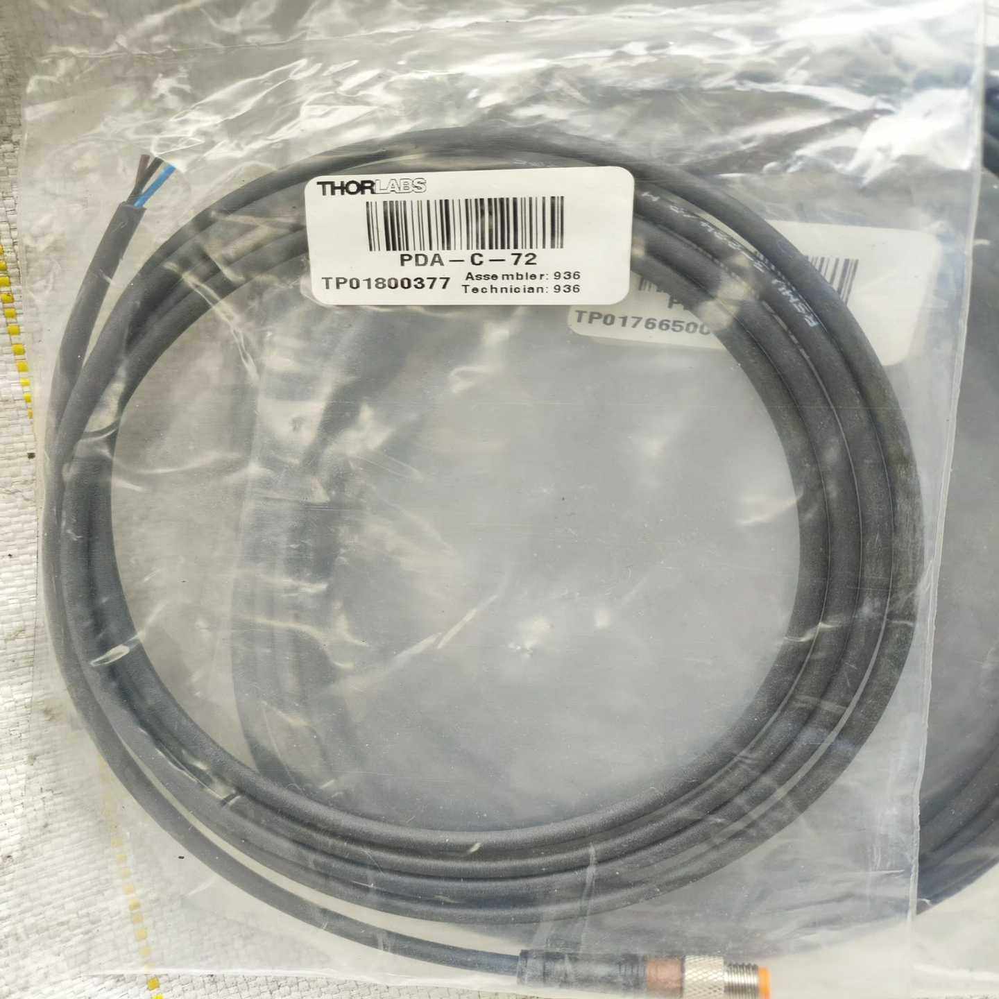 THORLABS探测器连接线电源线PDA-C-72--议价商品